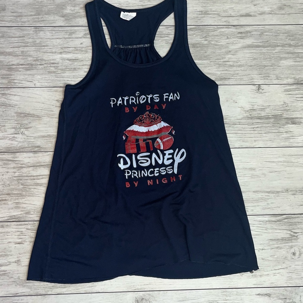 Patriots/ Disney Navy Tank Size Medium